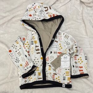 The Honest Company Multicolor Patterned Hoodie